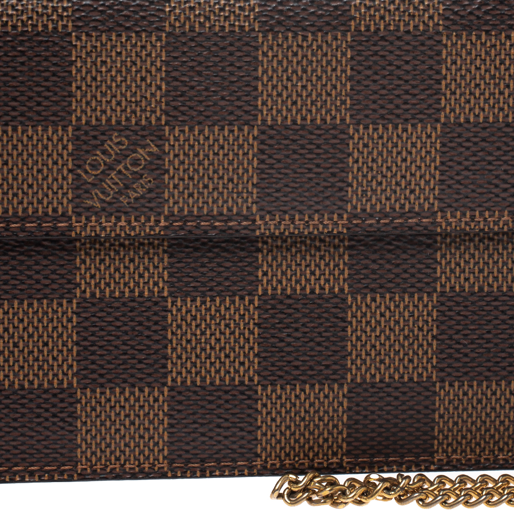 Louis Vuitton Damier Ebene Pattern Coated Canvas Card Case w/ Tags - Brown  Wallets, Accessories - LOU797641