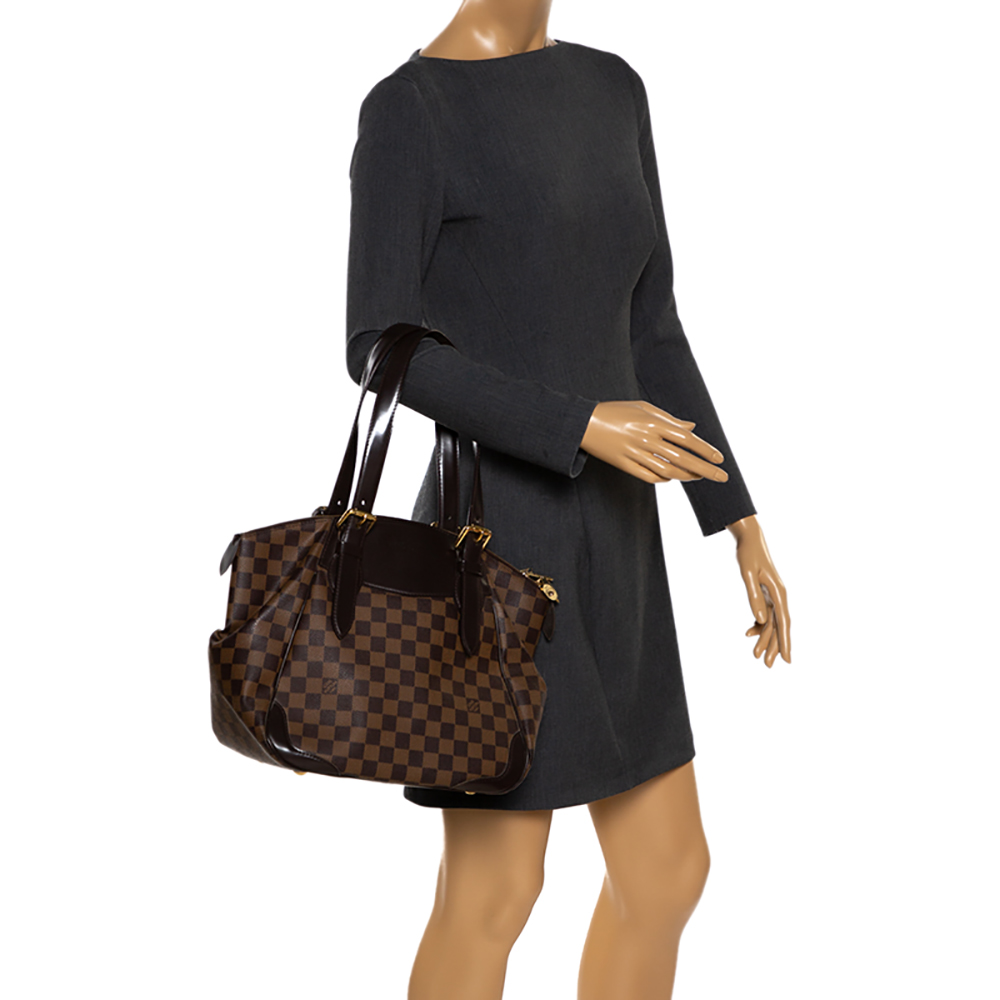 

Louis Vuitton Damier Ebene Canvas Verona MM Bag, Brown