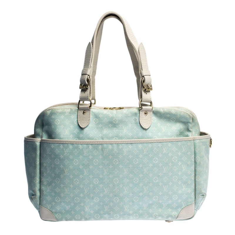3D Louis Vuitton Diaper Bag in shades of blue