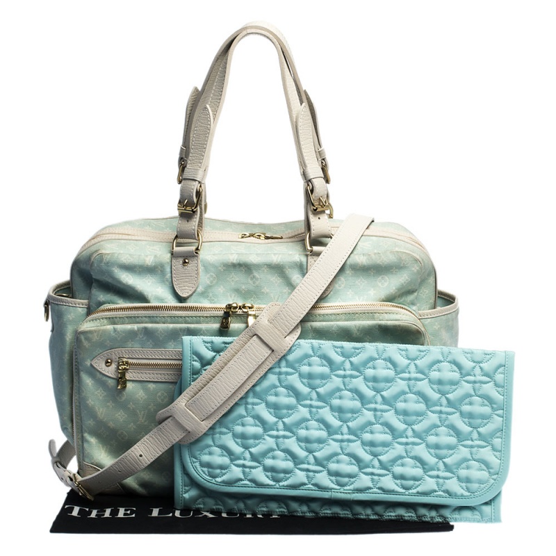 3D Louis Vuitton Diaper Bag in shades of blue, Charly's Bakery