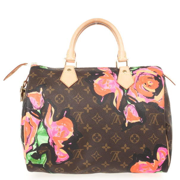 مملوكة مسبقًا Louis Vuitton Ltd.ED Stephen Sprouse Roses Speedy 30