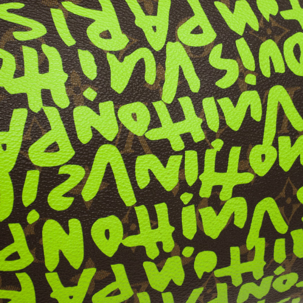 Stephen Sprouse x Louis Vuitton Green Graffiti Speedy 30 QJB0FZ2TGB120