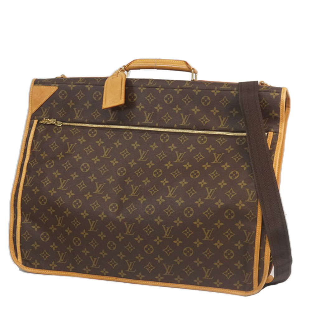 

Louis Vuitton Monogram Canvas Portable Bandouliere Bag, Brown