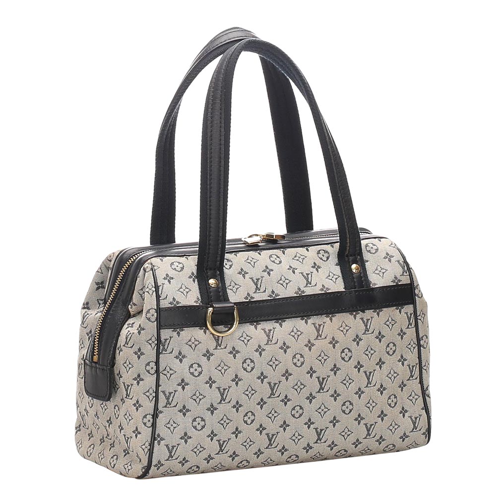 

Louis Vuitton Grey Mini Lin Canvas Josephine PM Bag
