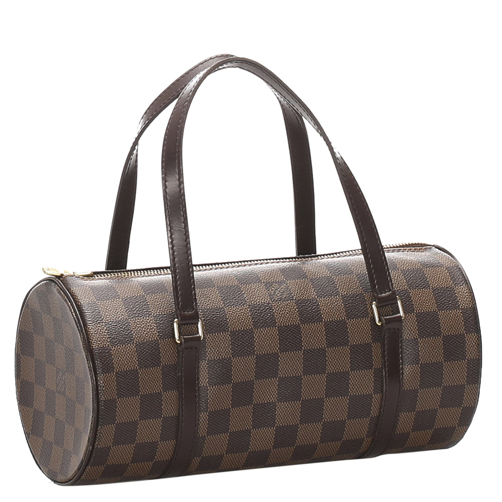 

Louis Vuitton Damier Ebene Canvas Papillon 30 Bag, Brown