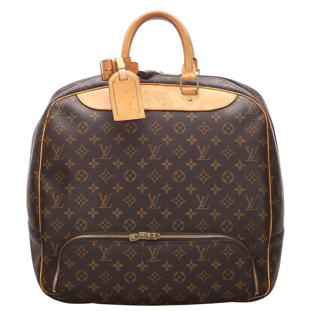 Louis Vuitton Evasion Brown Canvas Travel Bag (Pre-Owned)