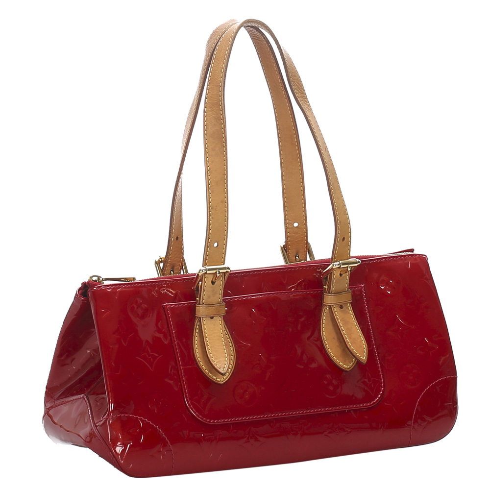 

Louis Vuitton Red Vernis Rosewood Bag