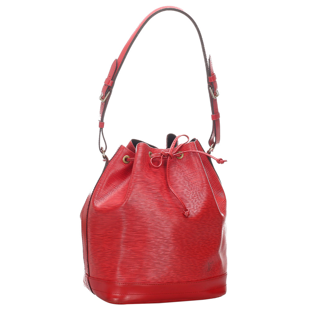 

Louis Vuitton Red Epi Leather Noe Bag
