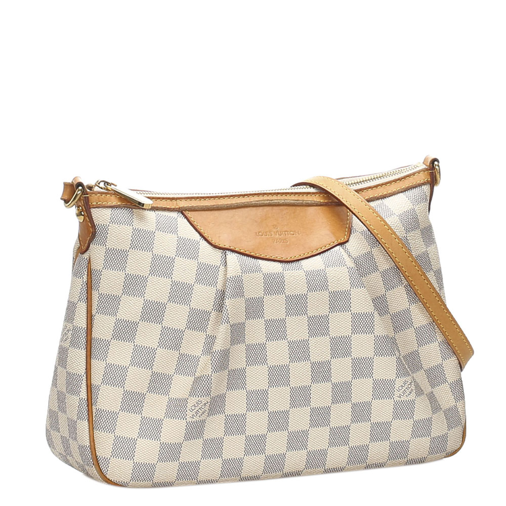 

Louis Vuitton Damier Azur Canvas Siracusa PM Bag, Blue