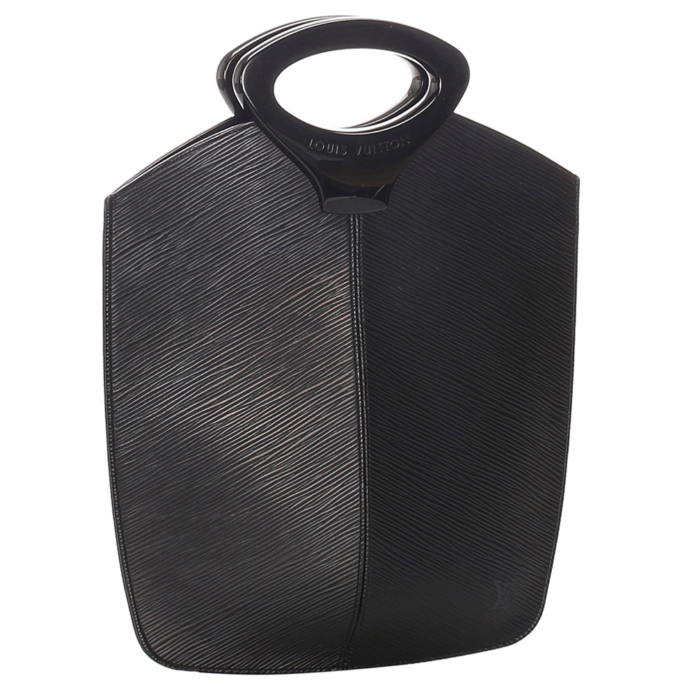 

Louis Vuitton Black Epi Leather Demi Lune Bag