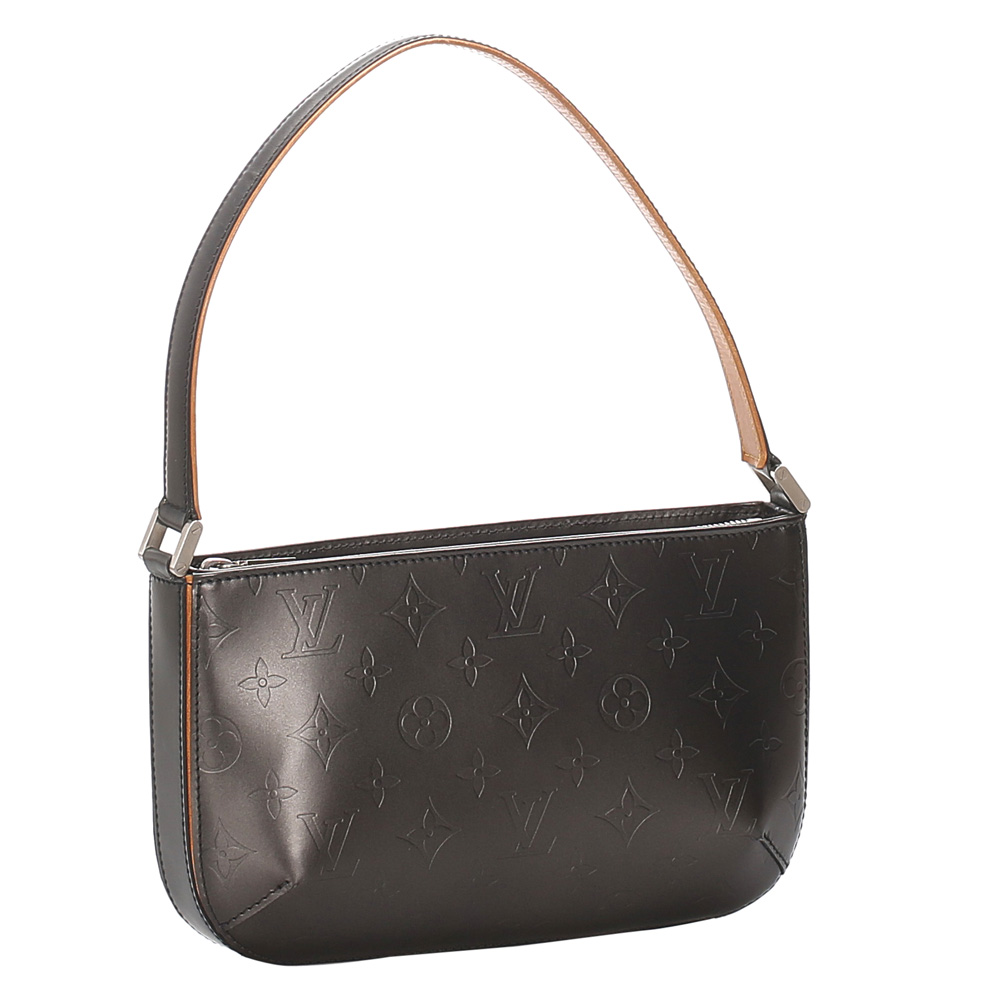 

Louis Vuitton Black Monogram Mat Leather Fowler Bag