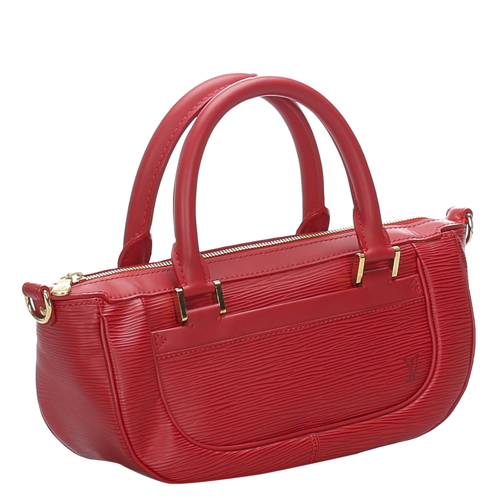 

Louis Vuitton Red Epi Leather Dhanura PM Bag