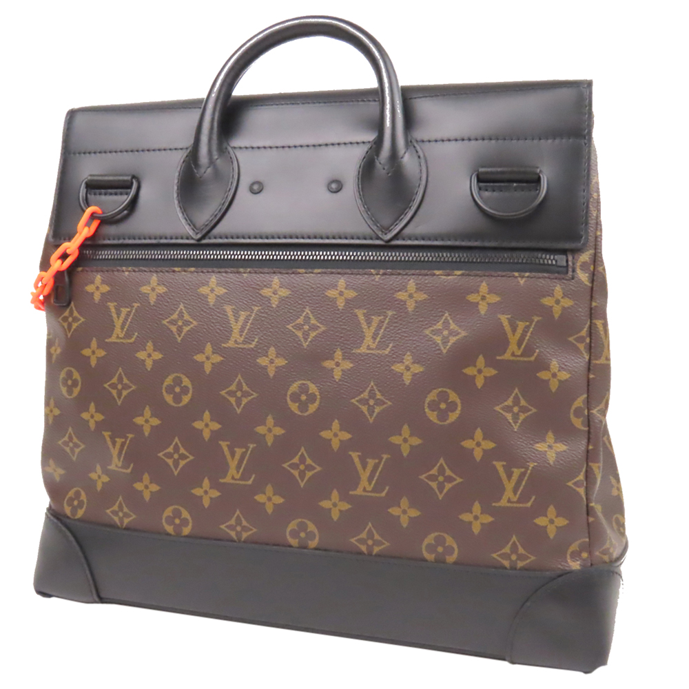 

Louis Vuitton Monogram Canvas Steamer PM Bag, Black