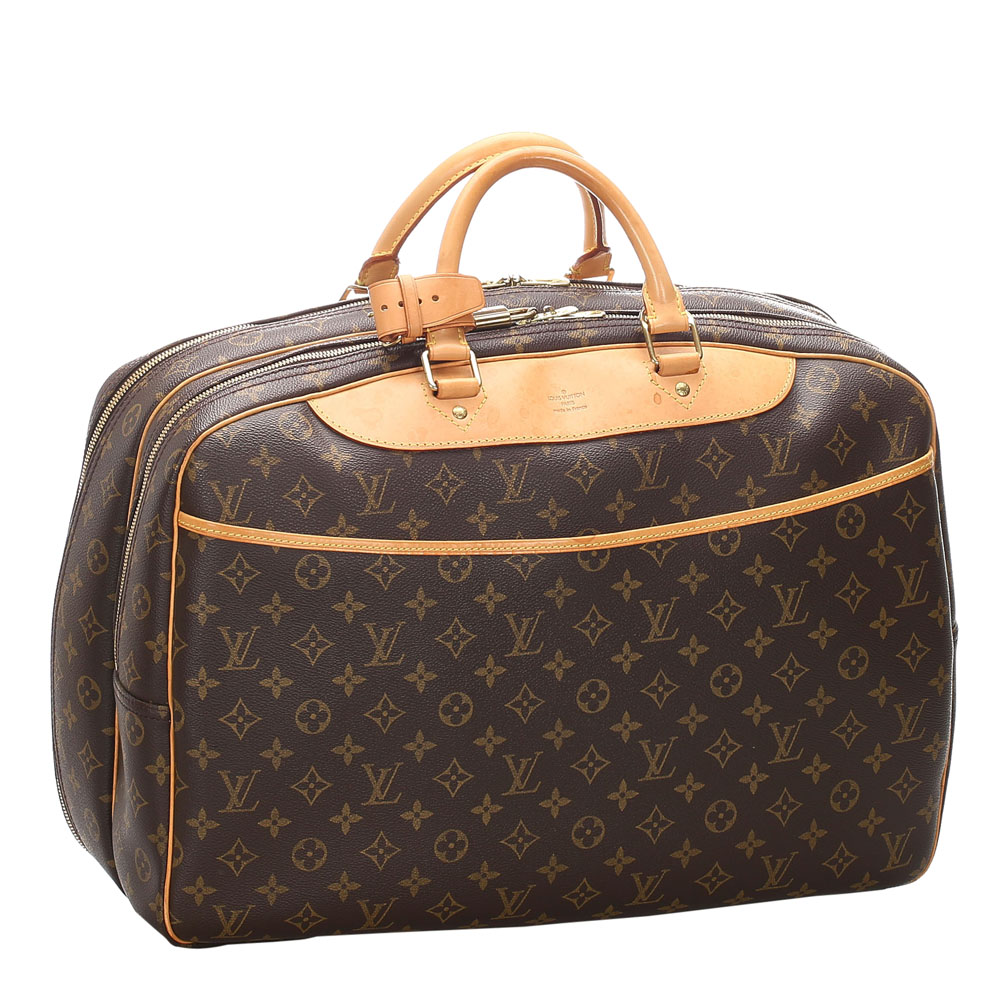 

Louis Vuitton Monogram Canvas Alize 24 Heures Bag, Brown