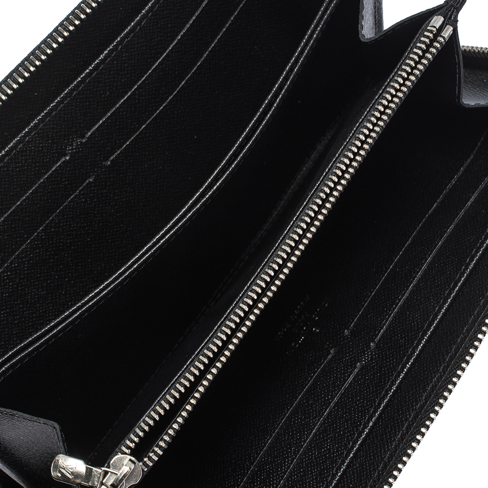 

Louis Vuitton Black Electric Epi Leather Zippy Wallet