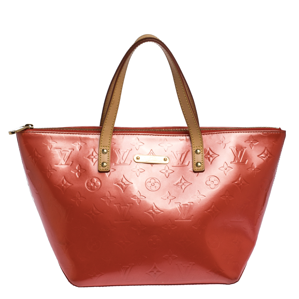 Pre Owned حقيبة لوي فيتون بلفو فيرنيه مونوغرامية Sunset  برتقالية PM