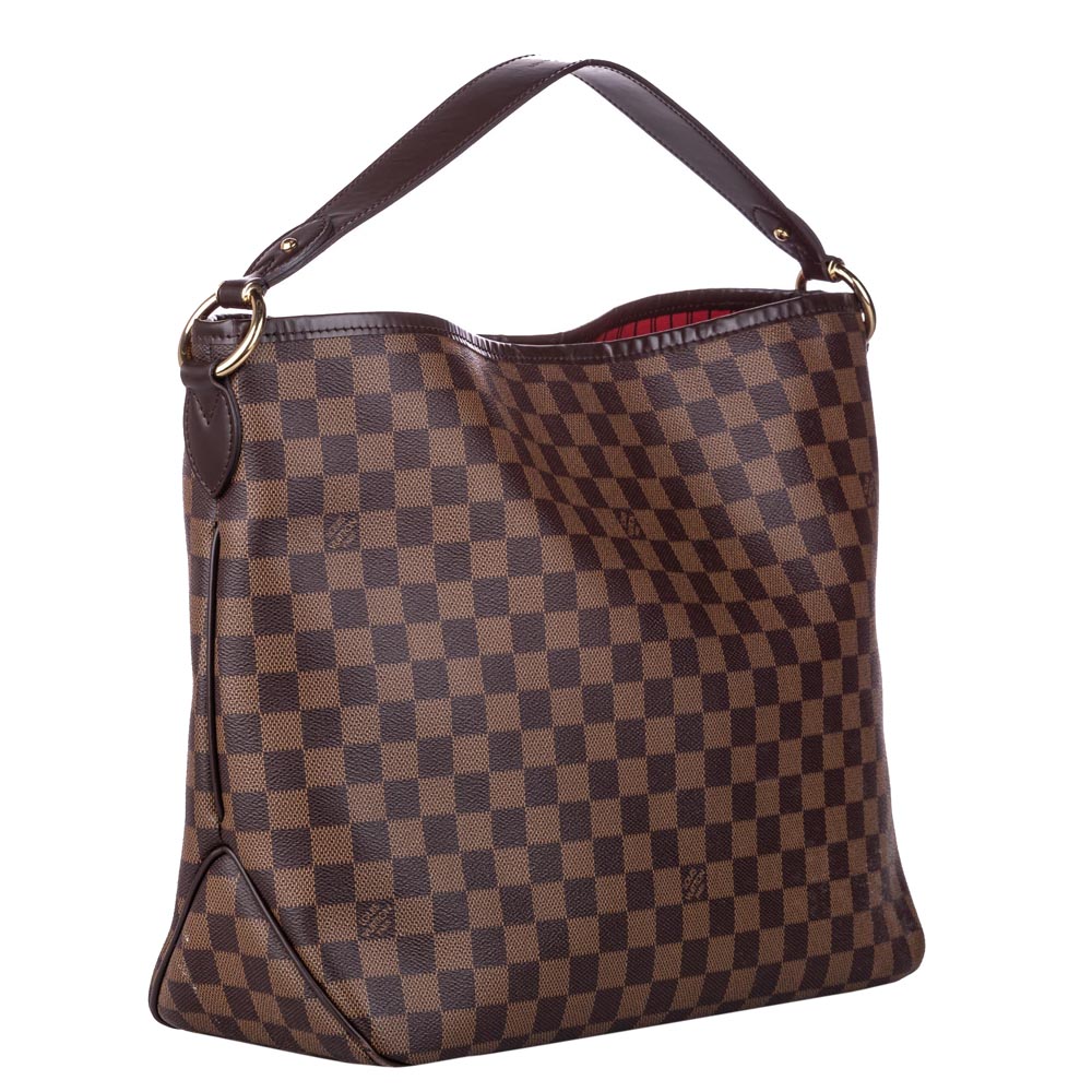 

Louis Vuitton Damier Ebene Canvas Delightful MM Bag, Brown