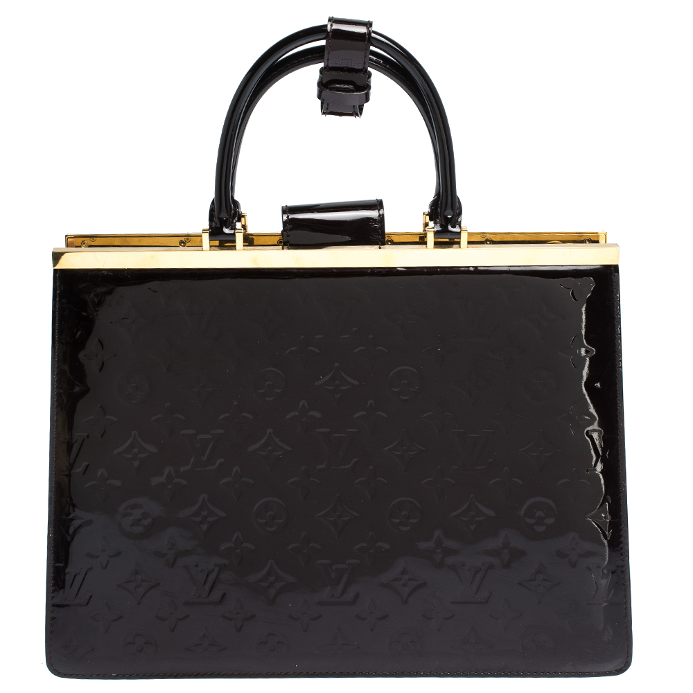 مملوكة مسبقًا Louis Vuitton Terre D’Ombre Monogram Vernis Deesse GM Bag