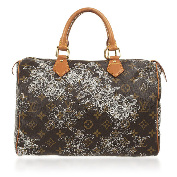 مملوكة مسبقًا Louis Vuitton Dentelle Speedy 30 Bag