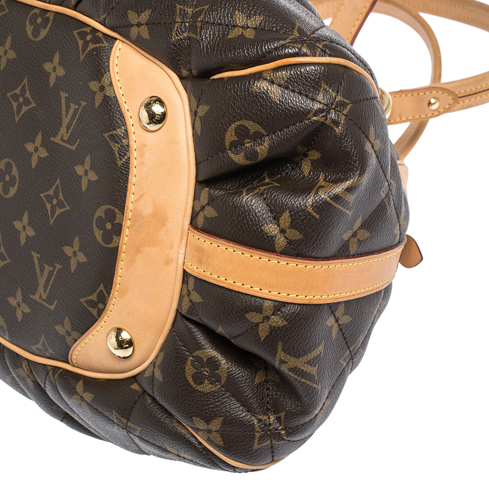 Louis Vuitton Bowling Vanity Tuffetage Bag - Black - LOU30936