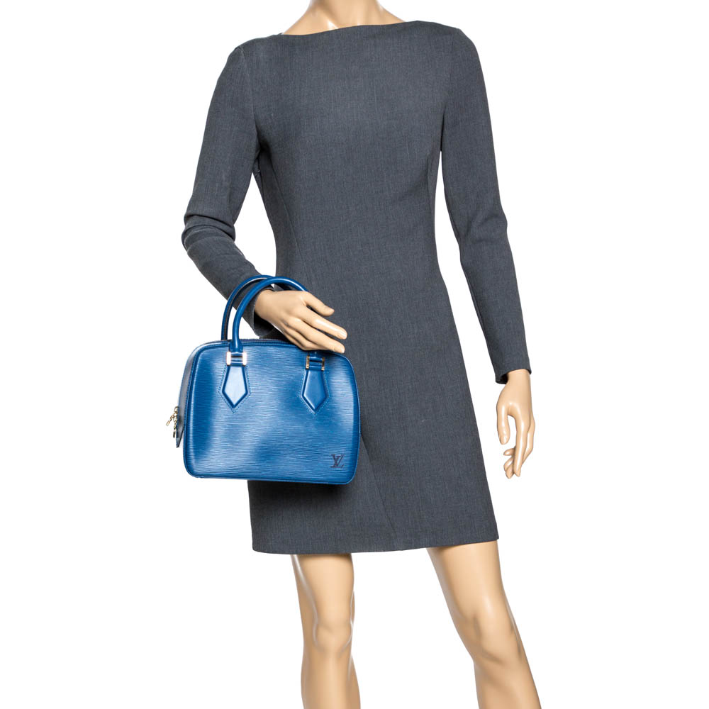 

Louis Vuitton Toledo Blue Epi Leather Sablons Bag