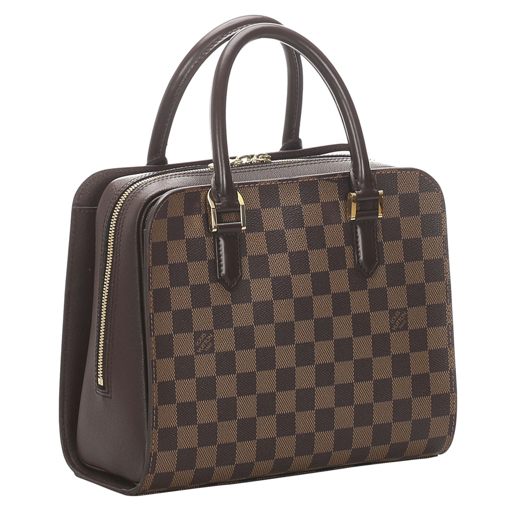 

Louis Vuitton Damier Ebene Canvas Triana Bag, Brown
