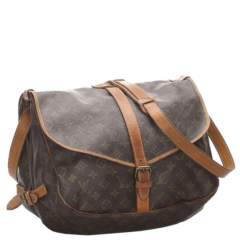 

Louis Vuitton Monogram Canvas Saumur 30 Bag, Brown