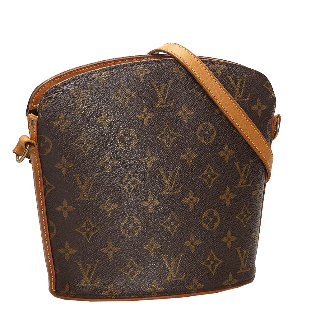 

Louis Vuitton Monogram Canvas Drouot Bag, Brown