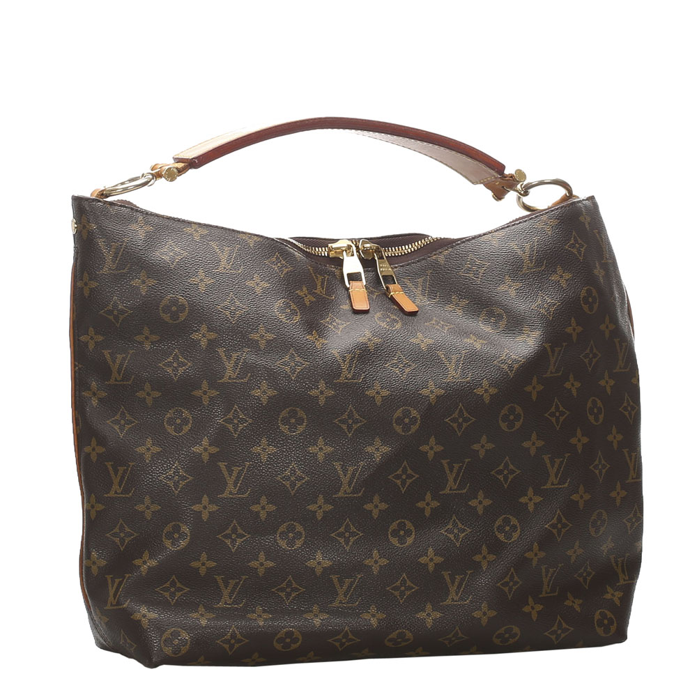 

Louis Vuitton Monogram Canvas Sully MM Bag, Brown