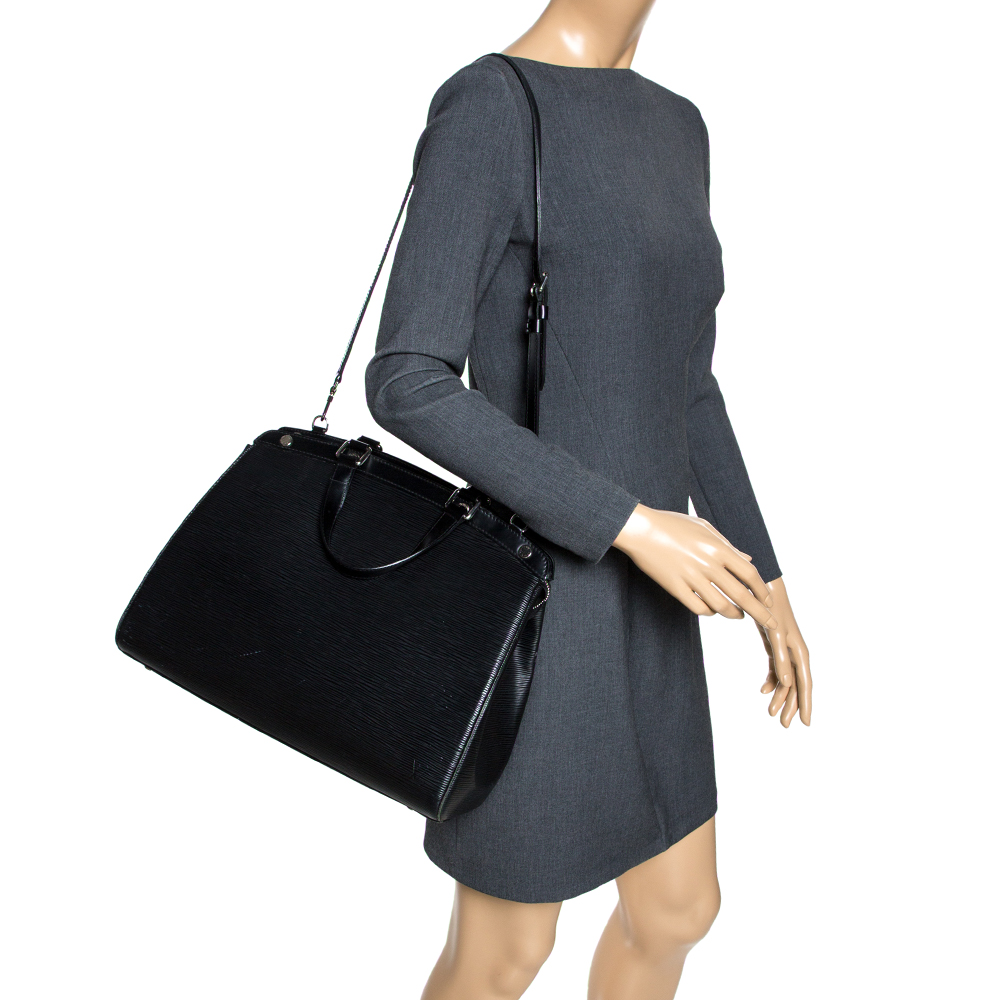 

Louis Vuitton Black Epi Leather Brea GM Bag