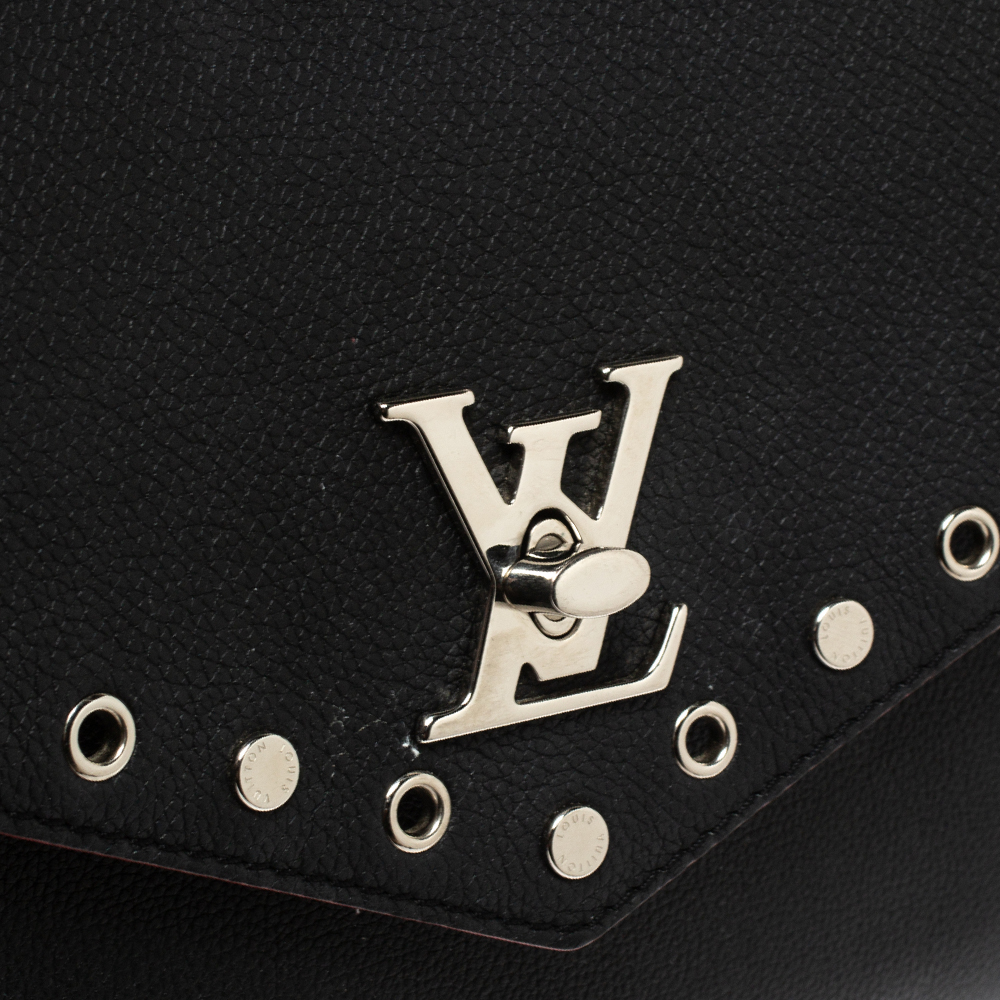 Louis Vuitton Black Leather Mylockme Studs Bag Louis Vuitton | TLC