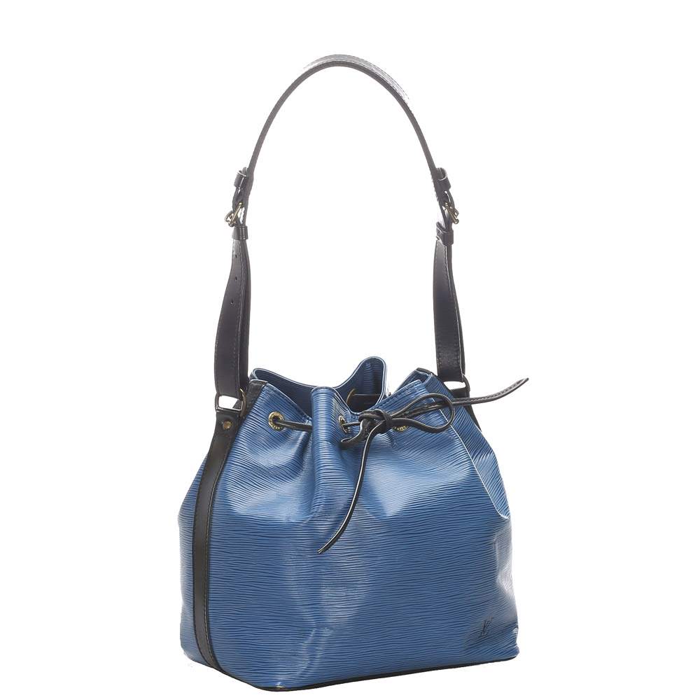 

Louis Vuitton Blue Epi Leather Petit Noe Bag