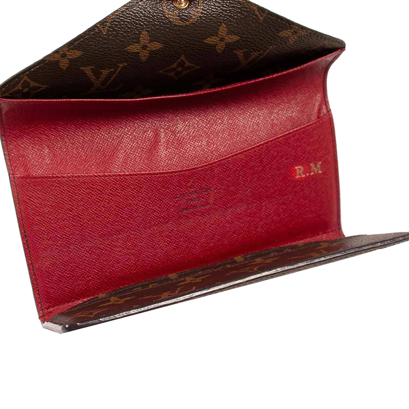 

Louis Vuitton Monogram Canvas Josephine Wallet, Brown