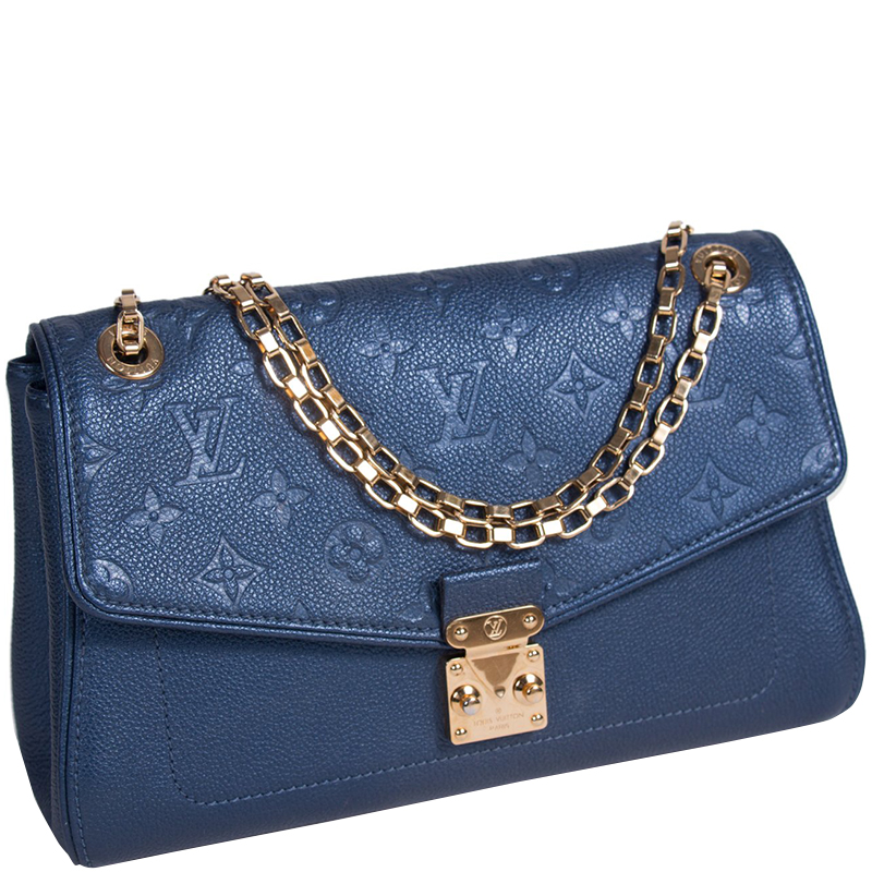 

Louis Vuitton Orage Monogram Empreinte Leather St. Germain PM Bag, Blue