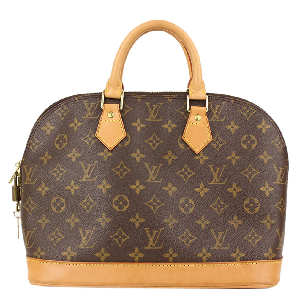 

Louis Vuitton Monogram Canvas Alma PM Bag, Brown
