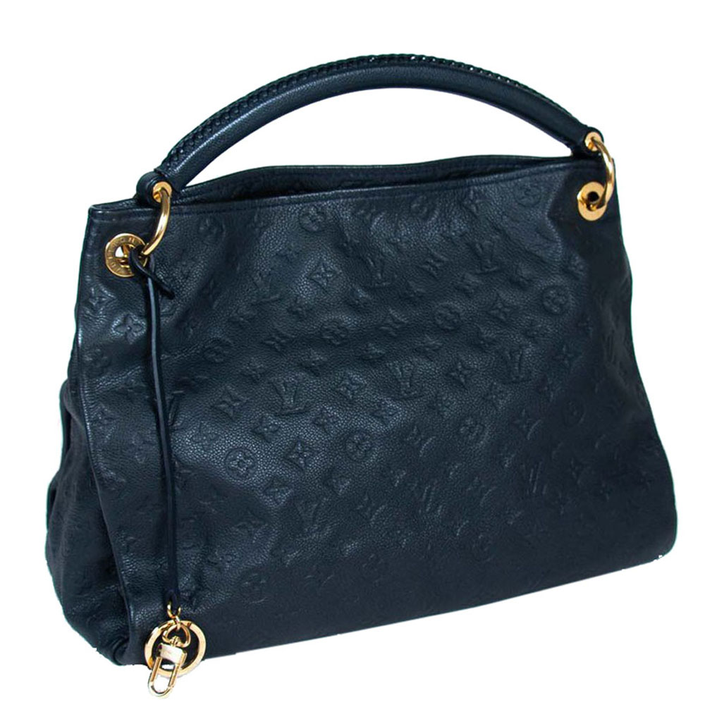 Louis Vuitton Navy Blue Monogram Empreinte Leather Artsy MM Bag Louis Vuitton | TLC