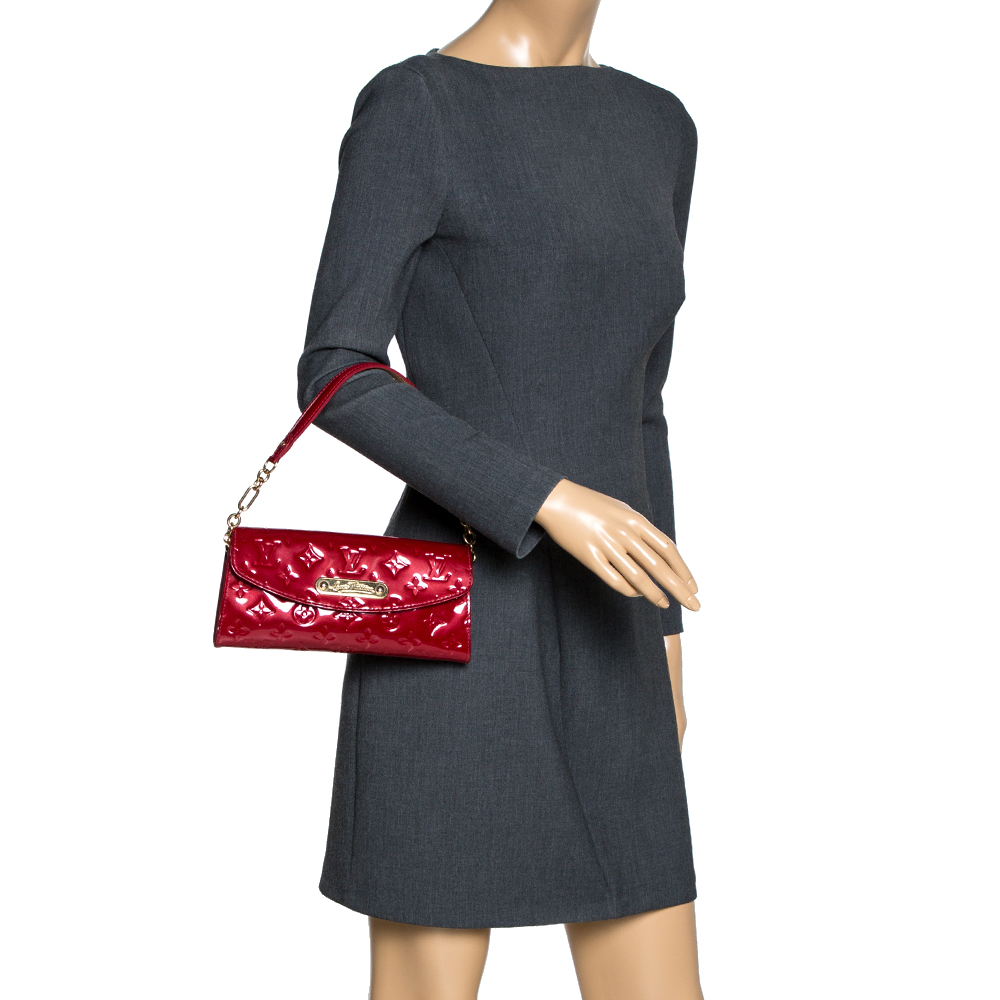 

Louis Vuitton Pomme D’amour Monogram Vernis Sunset Boulevard Bag, Red