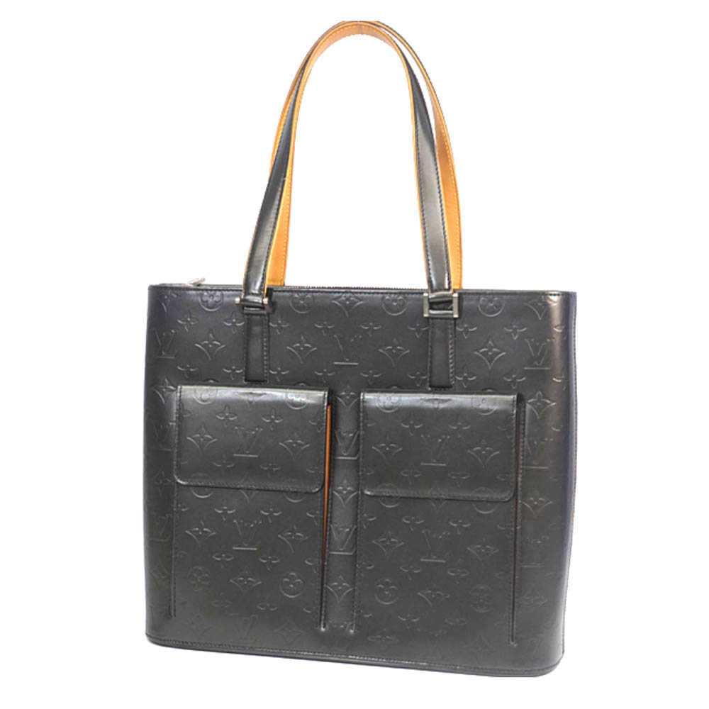 

Louis Vuitton Black Monogram Mat Wilwood Bag