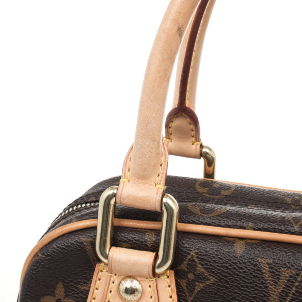 Louis Vuitton Manhattan Pm Hand #6345l27 Brown Shoulder Bag