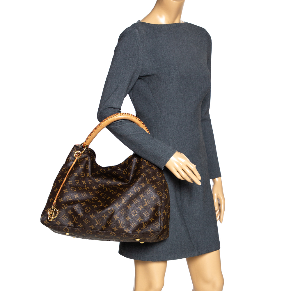 

Louis Vuitton Monogram Canvas Artsy MM Bag, Brown