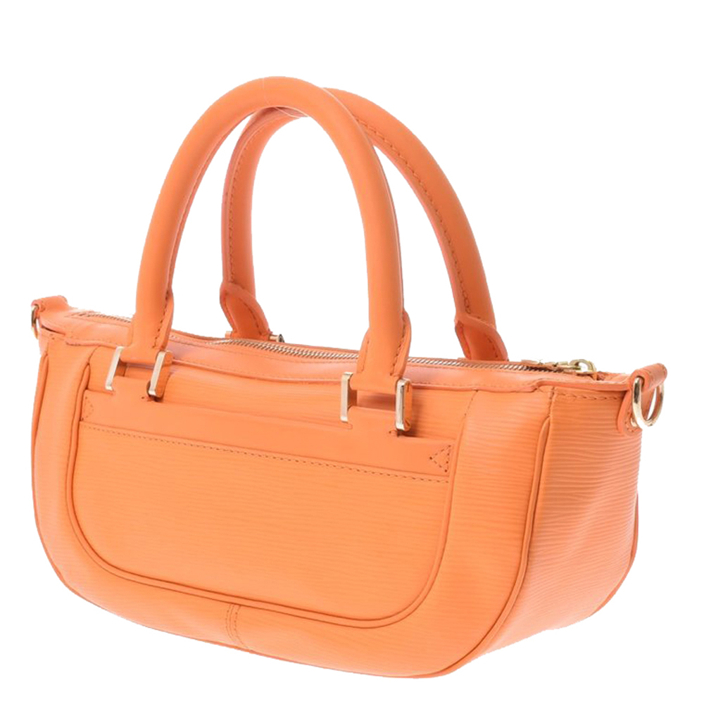 

Louis Vuitton Orange Epi Leather Danura PM Bag