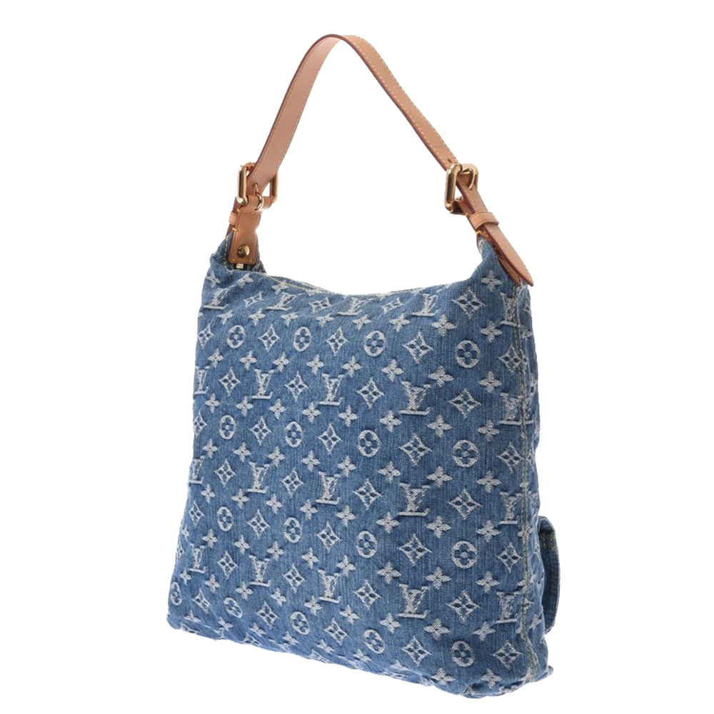 

Louis Vuitton Blue Denim Monogram Canvas Baggy GM Bag