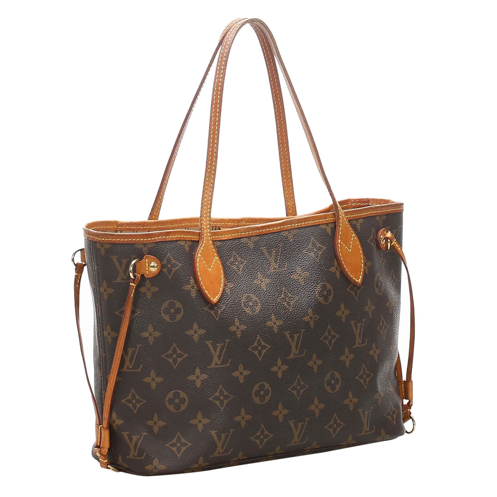 

Louis Vuitton Monogram Canvas Neverfull PM Tote, Brown