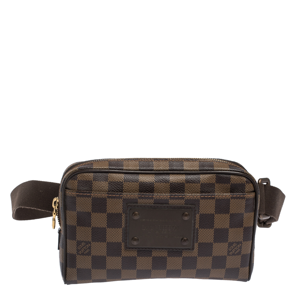Louis Vuitton Damier Ebene Canvas Bum Brooklyn Waist Bag