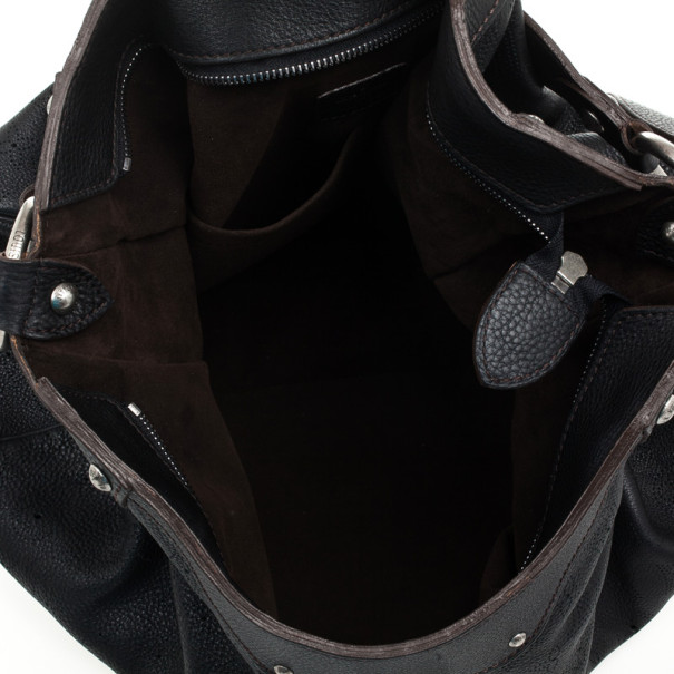 LOUIS VUITTON MONOGRAM Mahina Solar Black GM Shoulder bag Handbag #1 t  Rise-on