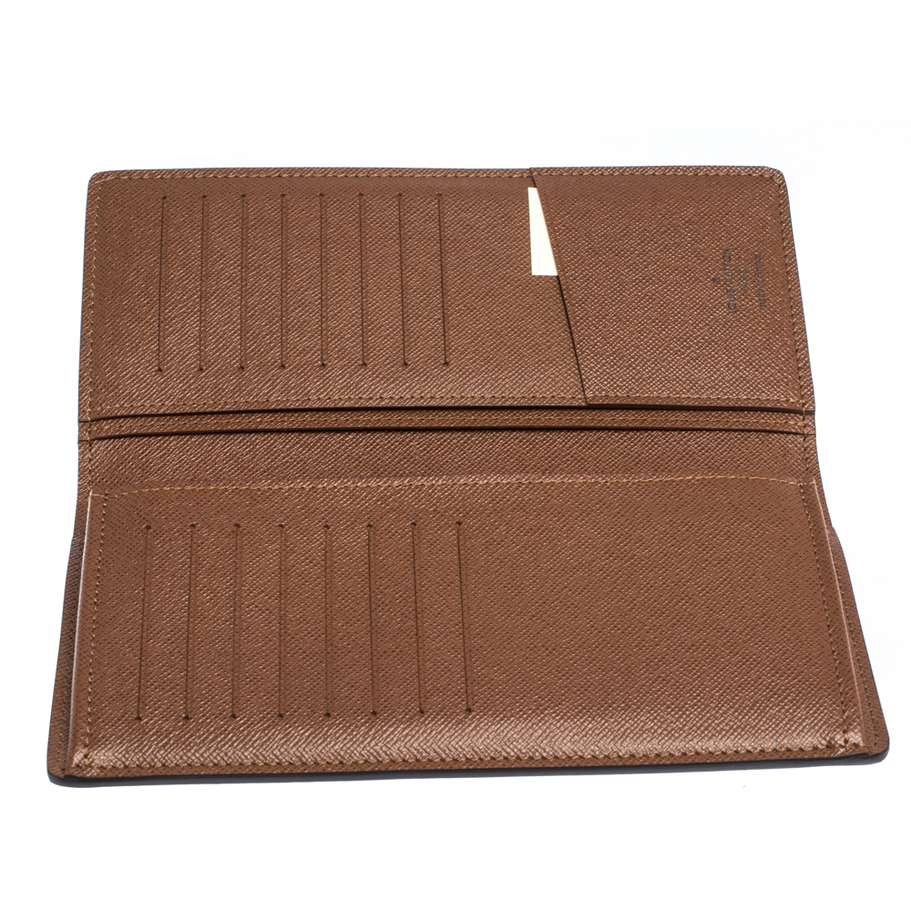 

Louis Vuitton Monogram Canvas Brazza Wallet, Brown
