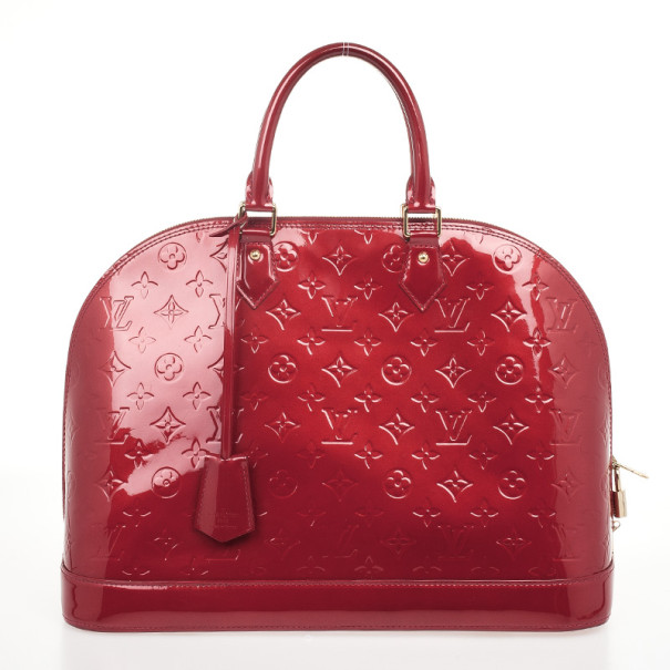 مملوكة مسبقًا Louis Vuitton Alma Vernis Pomme D'amour MM