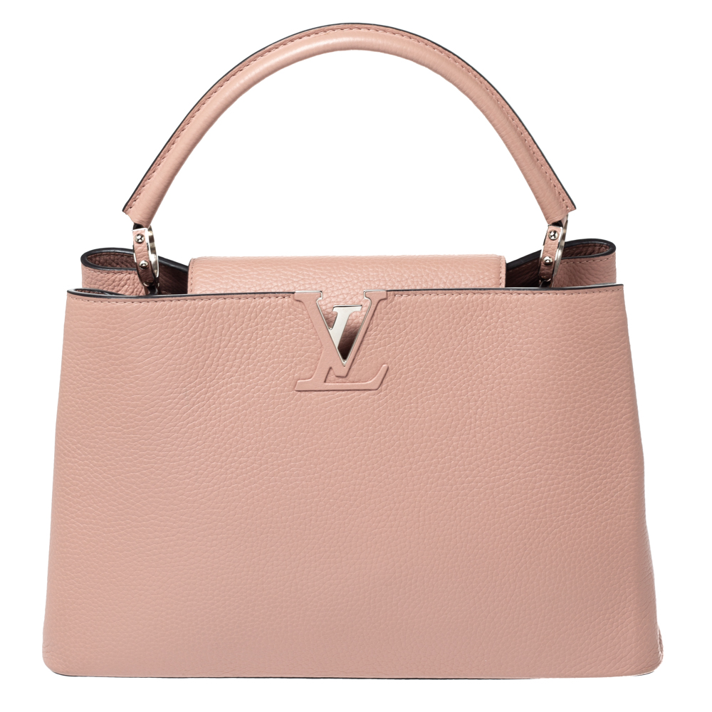 Louis Vuitton Magnolia Taurillon Leather Capucines MM Bag Louis Vuitton | TLC