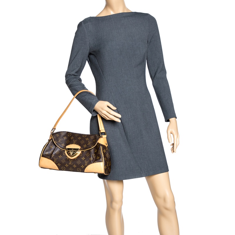 

Louis Vuitton Monogram Canvas Beverly MM Bag, Brown