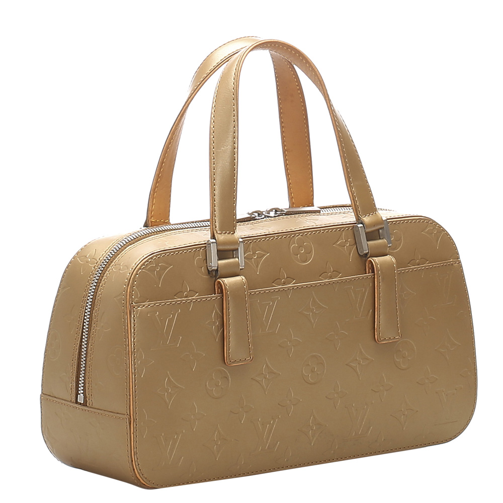 

Louis Vuitton Gold Monogram Mat Shelton Satchel Bag
